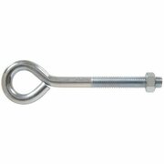 HILLMAN Hardware Essentials Eye Bolt with Nut, 5/8-11 Thread, Steel, Zinc-Plated 320775